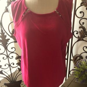 Pink XL Rafaella T-shirt. 100% cotton.